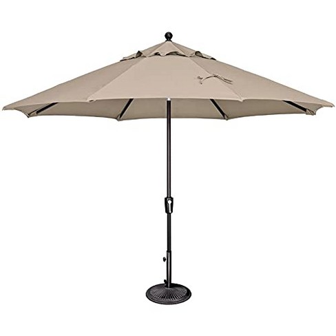 SimplyShade Catalina Octagon Push Button Tilt Umbrella in Black/Beige - image 1 of 2