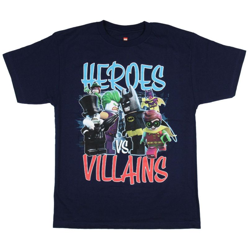 LEGO Batman The Movie Boys Heroes Vs. Villains Character T-Shirt, 2 of 4