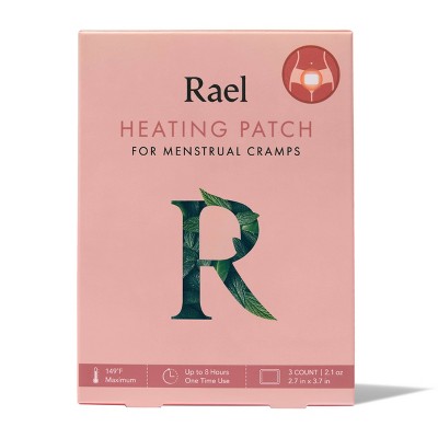 Rael Heating Patch for Menstrual Cramps - 3ct
