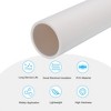 Unique Bargains PVC Water Plumb Crafts Cable Sleeve Rigid Round Pipe 14" - 3 of 4
