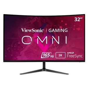 Manufacturer Refurbished - ViewSonic  VX3218C-2K 32" FreeSync Curved Gaming Monitor  (CR) - 1 of 4