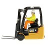 CAT Caterpillar EP16(C)PNY Lift Truck with Operator "Core Classics Series" 1/25 by Diecast Masters - 3 of 4