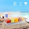 Aoibox Ice Chilled Condiment Caddy with Lid, 5 Removable Compartments, Serving Tray for Party, Garnish Essentials, Fruit Salad, Taco Bar Accessories - 4 of 4