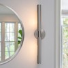 LLHZSY 2-Light Picture Light 23 3/5" Wall Light Sconce, 360° Rotate Aluminum Tube, E12*2(Bulb no Include)-Nickel - 3 of 4