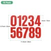 Unique Bargains Vinyl Self-Adhesive Mailbox Number Stickers 10 Sheets - 3 of 4