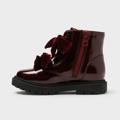 Toddler Estes Shimmer Combat Boots - Cat & Jack