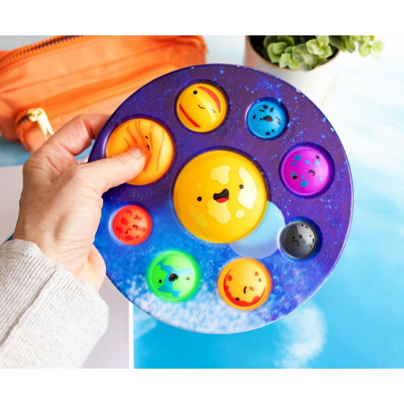 Toynk Pop Fidget Toy Solar System 9-Button Bubble Popping Game, 5 of 10