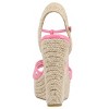 Journee Collection Womens Yara Buckle Espadrille Wedge Sandals - 3 of 4