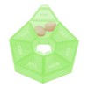Unique Bargains 7 Grid Polygonal Pill Case 1 Pc - 2 of 4
