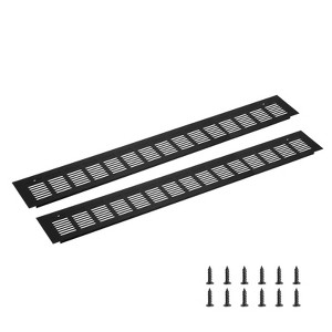 Unique Bargains Rectangle Ventilation Grille, Aluminum - 1 of 3