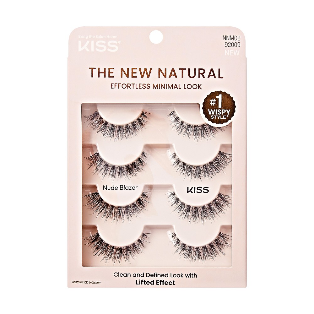 Photos - False Eyelashes KISS Products The New Natural  02 - 8pc