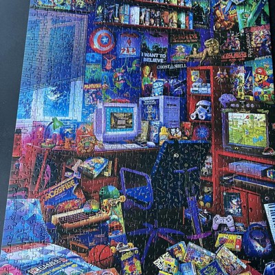 Toynk '80s Game Room Pop Culture 1000 Piece Jigsaw Puzzle By Rachid ...