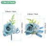 Unique Bargains Wedding Prom Parties Special Events Artificial Wrist Corsage 1 Set - 3 of 4