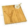 Picnic at Ascot Monogrammed Bamboo Charcuterie, Cheese & Cracker Serving Board - 3 of 3