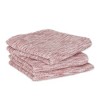 Design Imports Barn Red And Off-White Tonal Recycled Cotton Waffle Dishtowel Set/3 - 2 of 4