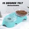 Wonder Meadow - Double Elevated Cat Feeding Bowls - 3 of 4