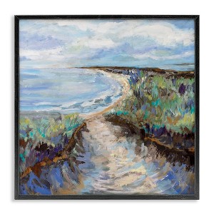 Stupell Industries Cloudy Ocean Coast Painting, 24" x 24" - 1 of 4