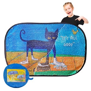 Meavia Reversible Sequins Pete the Cat: Wall Sensory Fun Toy, Jumbo Size 40 x 27 Inches - 1 of 4