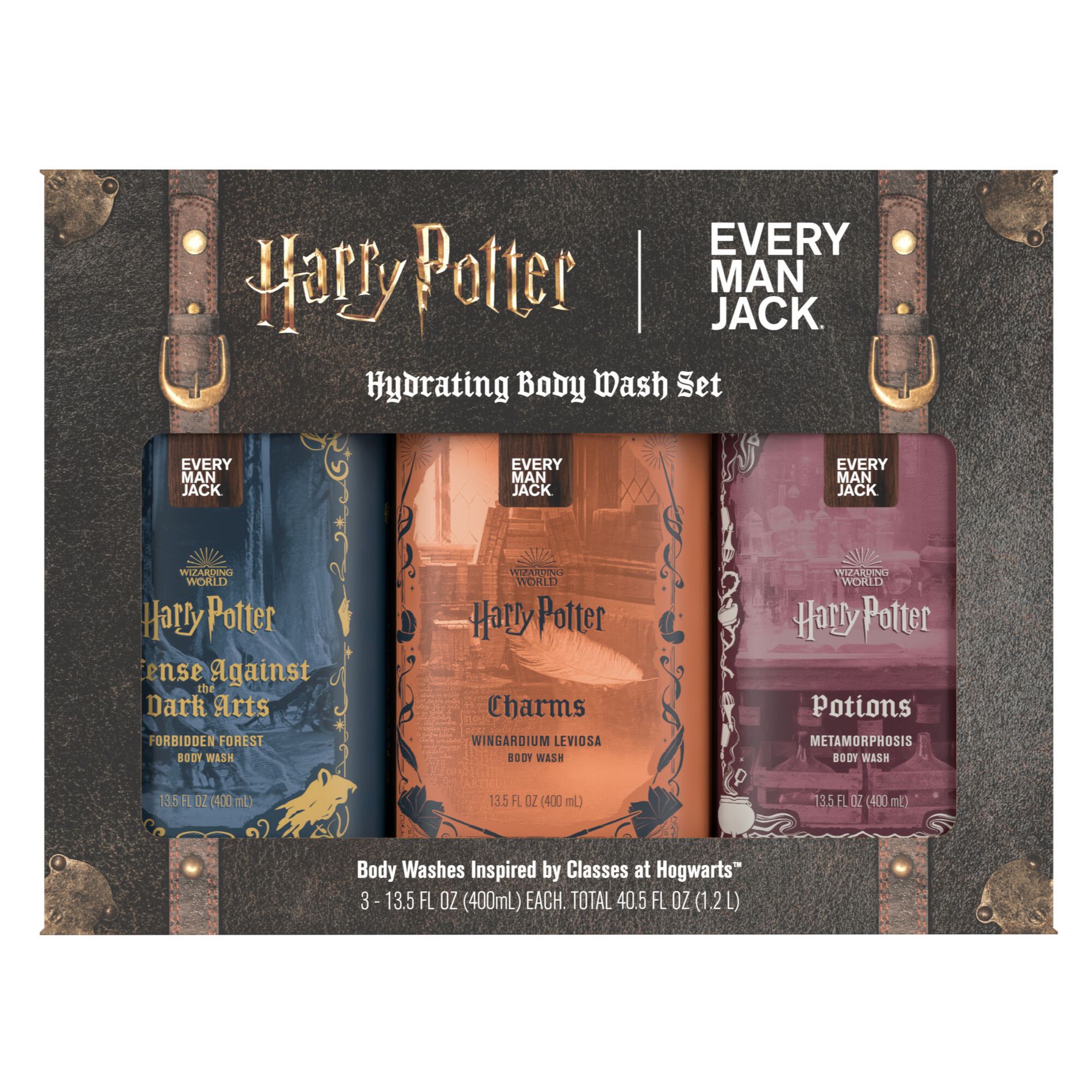 Every Man Jack Harry Potter Holiday Body Wash Gift Set - 3ct