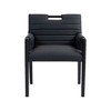 Meridian Furniture,Aimee Vegan Leather Dining Arm Chair - 3 of 4