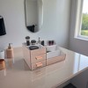 OnDisplay Cindy Tiered 2 Drawer Mirrored Acrylic Makeup/Jewelry Organizer for Bathroom Vanity/Desktop - 2 of 4