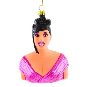 Cody Foster 4.5 Inch Cardi Ornament Fashionista Music Pop Icon Rapper Tree Ornaments - 1 of 3