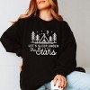 Simply Sage Market Women's Graphic Sweatshirt Let's Sleep Under The Stars - 2 of 4