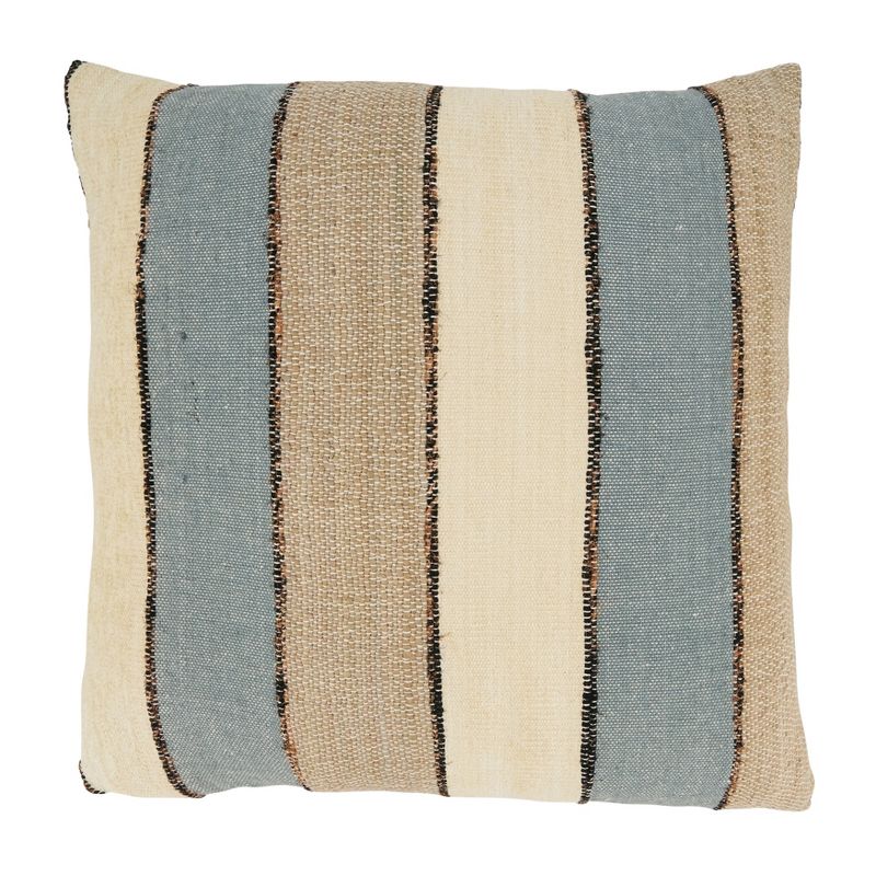 Saro Lifestyle Contemporary Stripes Poly Filled Throw Pillow, 1 of 4