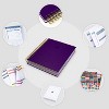 Undated Planner Bill Organizer 8"x9.25" Purple - Clever Fox: Budget & Bill Organizer, Monthly Calendar, Adult Stationery - 2 of 4