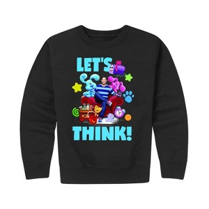 Boys' - Blue's Clues & You! - Toddler And Youth Crewneck Fleece Sweatshirt Graphic Long Sleeve Fleece Sweatshirt - 1 of 4