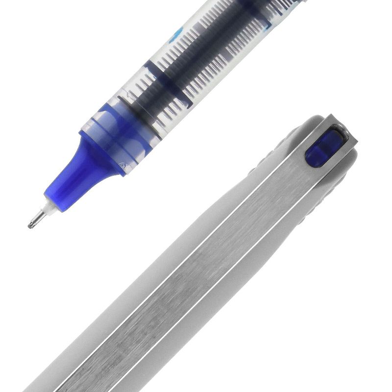 uni-ball uniball Vision Needle Rollerball Pens Fine Point 0.7mm Blue Ink Dozen (1734904), 2 of 9