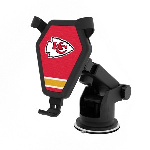 Keyscaper Kansas City Chiefs Stripe 10-Watt Wireless Car Charger - 1 of 4