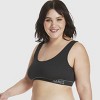 Hanes Women's Ribbed Scoop Neck Bra MHT006 - 2 of 3