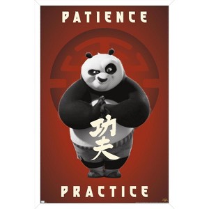 Trends International Kung Fu Panda 4 - Practice Framed Wall Poster Prints - 1 of 4