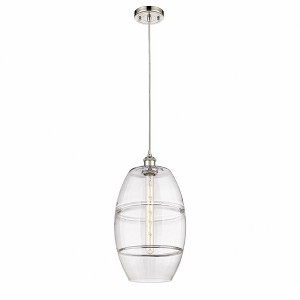 Vaz - 1 Light Cord Hung Mini Pendant In Industrial Style-18.5 Inches Tall and 10 Inches Wide - 1 of 1