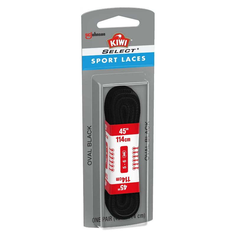 KIWI Select Sport Oval Laces - Black 45in, 5 of 6