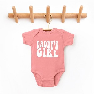 The Juniper Shop Daddy's Girl Wavy Baby Bodysuit - 1 of 2