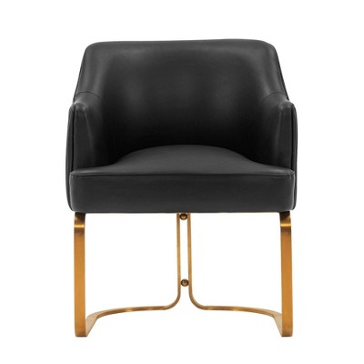 Manhattan Comfort Raya Modern Leatherette Upholstered Dining Armchair