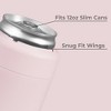 HydroJug Can Cooler - 2-in-1 Insulated Can Cooler Cup 12oz - Stainless Steel, Non-Slip Rubber Base, Screw-Top Lid - 3 of 4