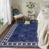 Machine Washable Area Rug Modern Carpet Non-Slip Rug - 2 of 4