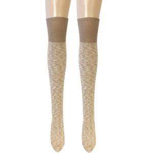 Wrapables Women's Warm Knitted Vintage Knee High Boot Socks - 1 of 4