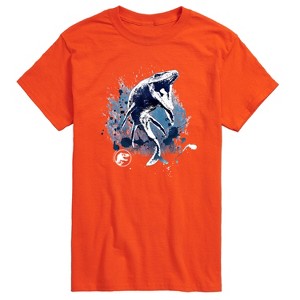 Men's - Jurassic Park - Mosasaurus Splatter Graphic Short Sleeve Graphic T-Shirt - 1 of 4