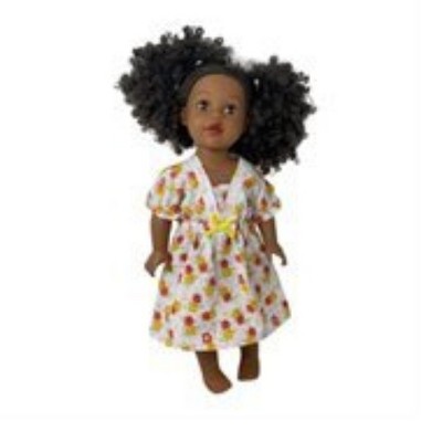 Doll Clothes Superstore Size 12 Matching Girl And Doll Yellow And Red Flower Nightgown