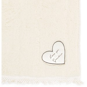 Pavilion Gift Company - Grandma - 42" x 50" Fringed Plush Blanket - Throw Blankets - 1 of 4