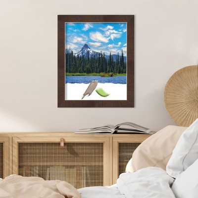 Wildwood Brown and Silver Distressed Polystyrene Wall Frame