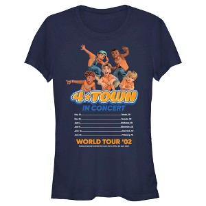 Juniors Womens Turning Red 4*Town '99 Australian Tour Badge T-Shirt - 1 of 4