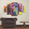 Trademark Fine Art -Dean Russo 'Tilt Dachshund Love' Canvas Art - 3 of 3