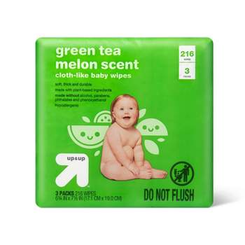 Green Tea Melon Scent Baby Wipes - up & up™