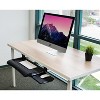 Mount-It! Keyboard Drawer Under Desk with Mouse Platform, Easy-Glide Sliding Under-Counter Computer Keyboard Tray 21 inch Wide - 3 of 4