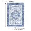 Garvee 10x13FT Washable Area Rug, Ultra-Thin Vintage Rug Printed Carpet, Non Slip Stain Resistant Foldable Mat for Living Room,Bedroom, Dinning Room - 2 of 4